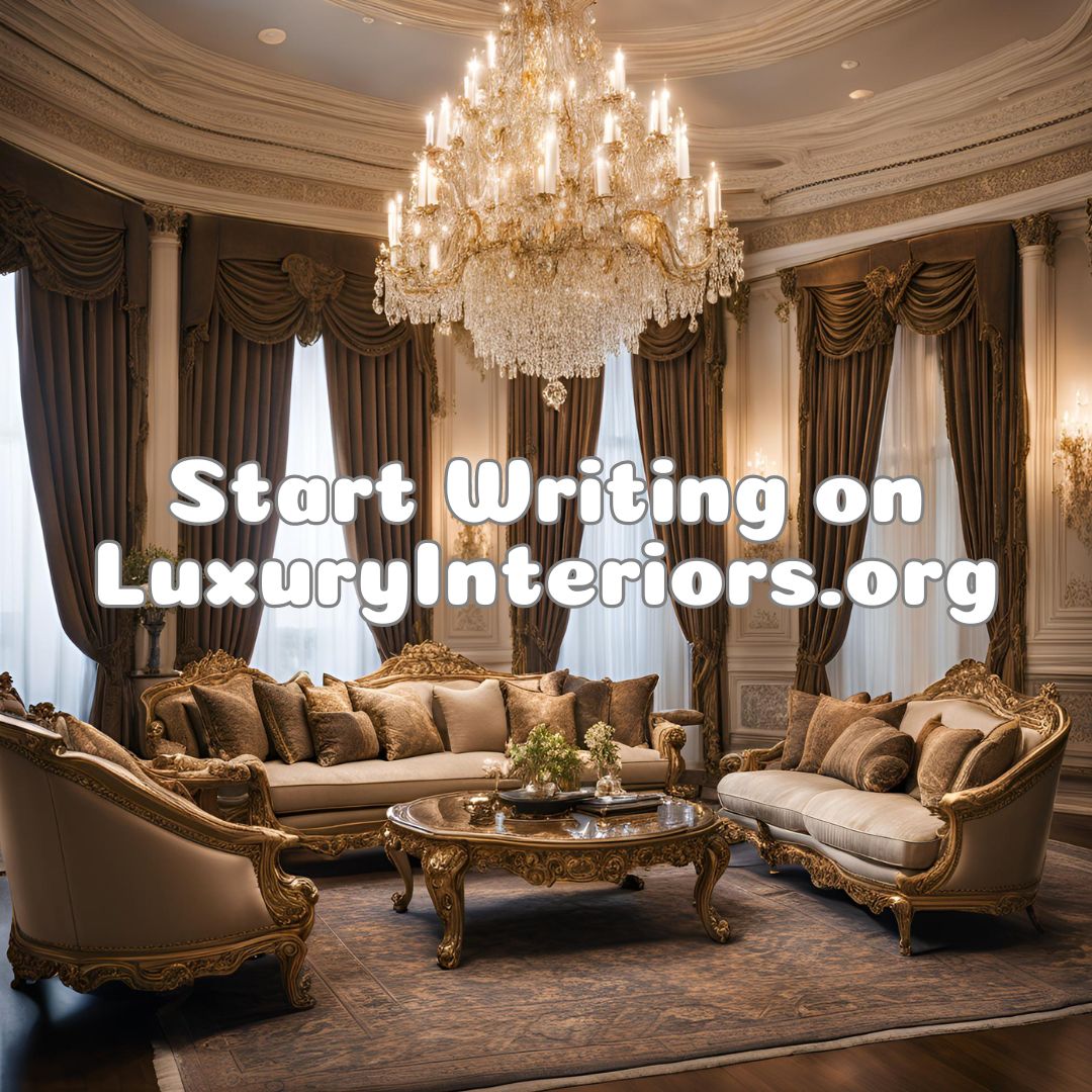 Start Writing on LuxuryInteriors.org